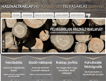 Tablet Screenshot of hasznaltraklap.hu